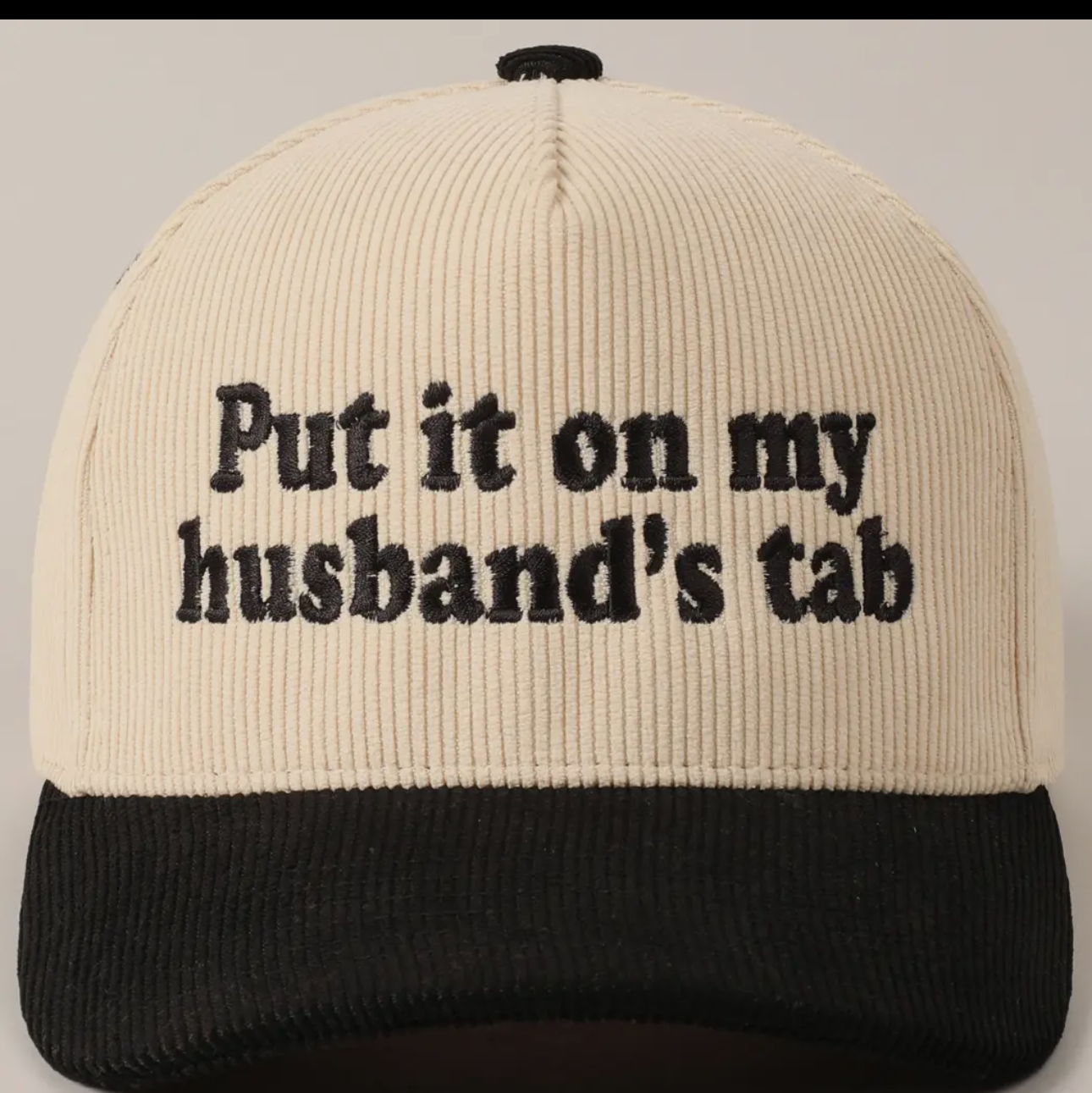 Put It On My Husband's Tab