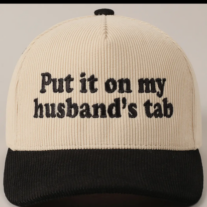 Put It On My Husband's Tab